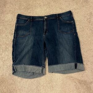 Lane Bryant Bermuda Jean Shorts